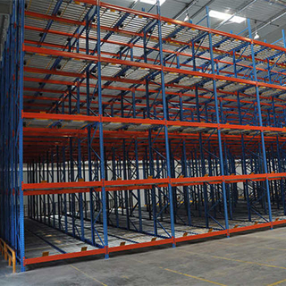 Giá đỡ pallet dòng chảy trọng lực có thể điều chỉnh FIFO cho kho