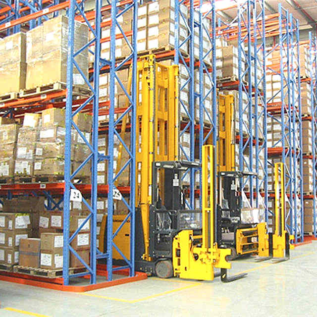 Kho chứa hàng công nghiệp Giá đỡ pallet kim loại nặng VNA